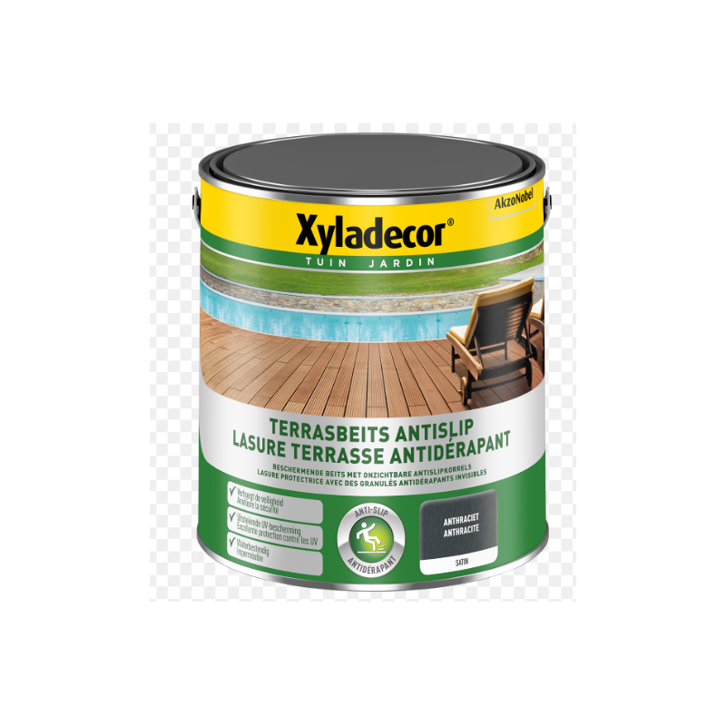XYLADECOR ANTI-SLIP TERRASBEITS 2.5L