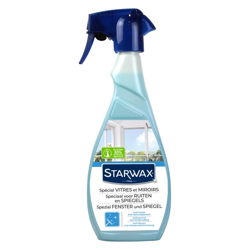STARWAX SPECIAL VITRES ET MIROIRS SPRAY 500ML