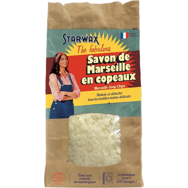 STARWAX SAVON MARSEILLE EN COPEAUX 750G