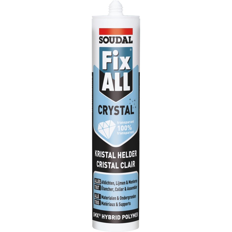 SOUDAL FIX ALL CRYSTAL 290ML