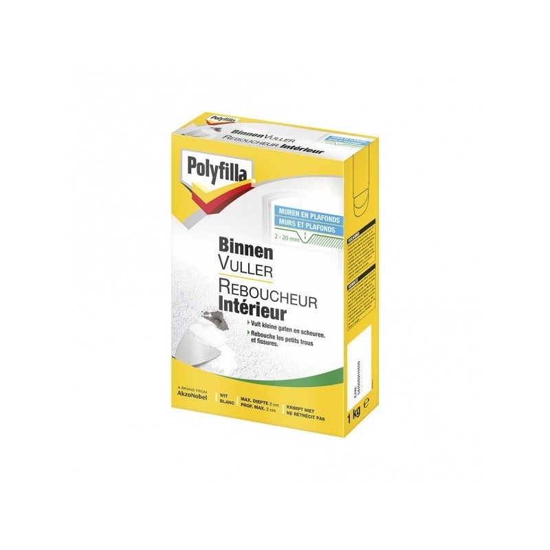 POLYFILLA ENDUIT INTERIEUR 1 KG