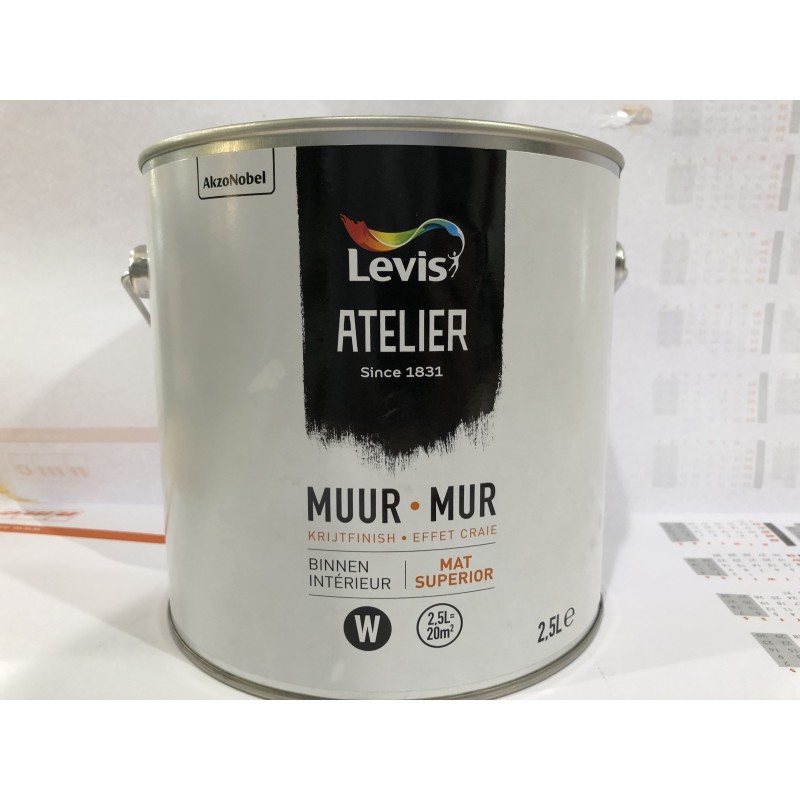 LEVIS ATELIER KRIJT EFFECT MUUR