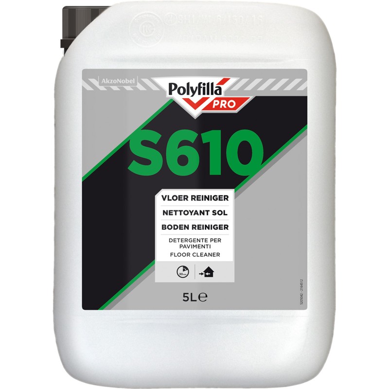 POLYFILLA PRO S610 NETTOYANT SOL (MORDANCAGE) 5L