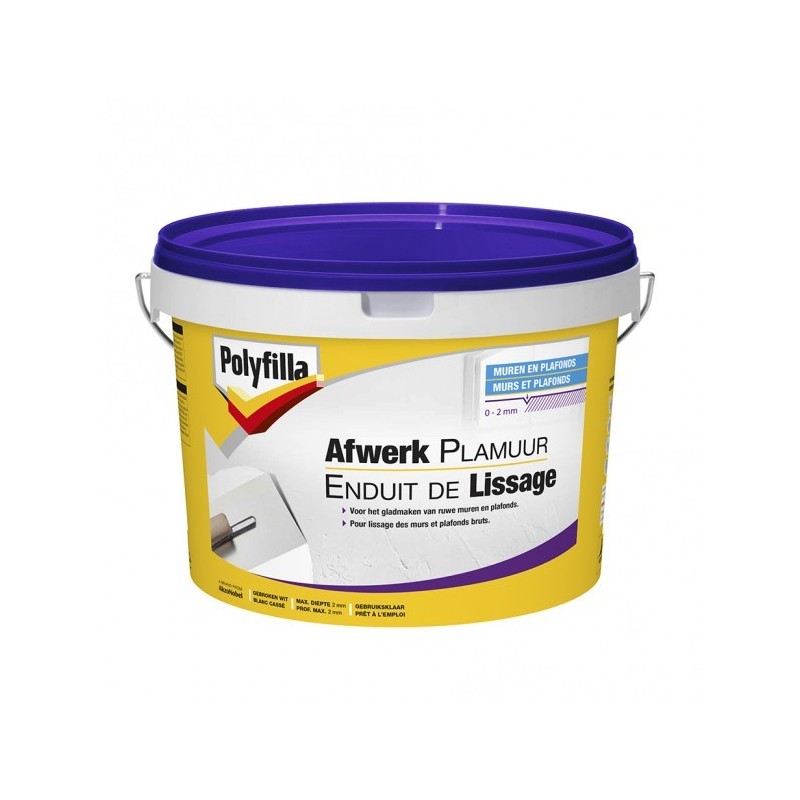 Polyfilla Enduit De Lissage Au Rouleau 10l - decoration - preparation de  murs interieurs - enduits - polyfilla enduit de lissage au rouleau 10l