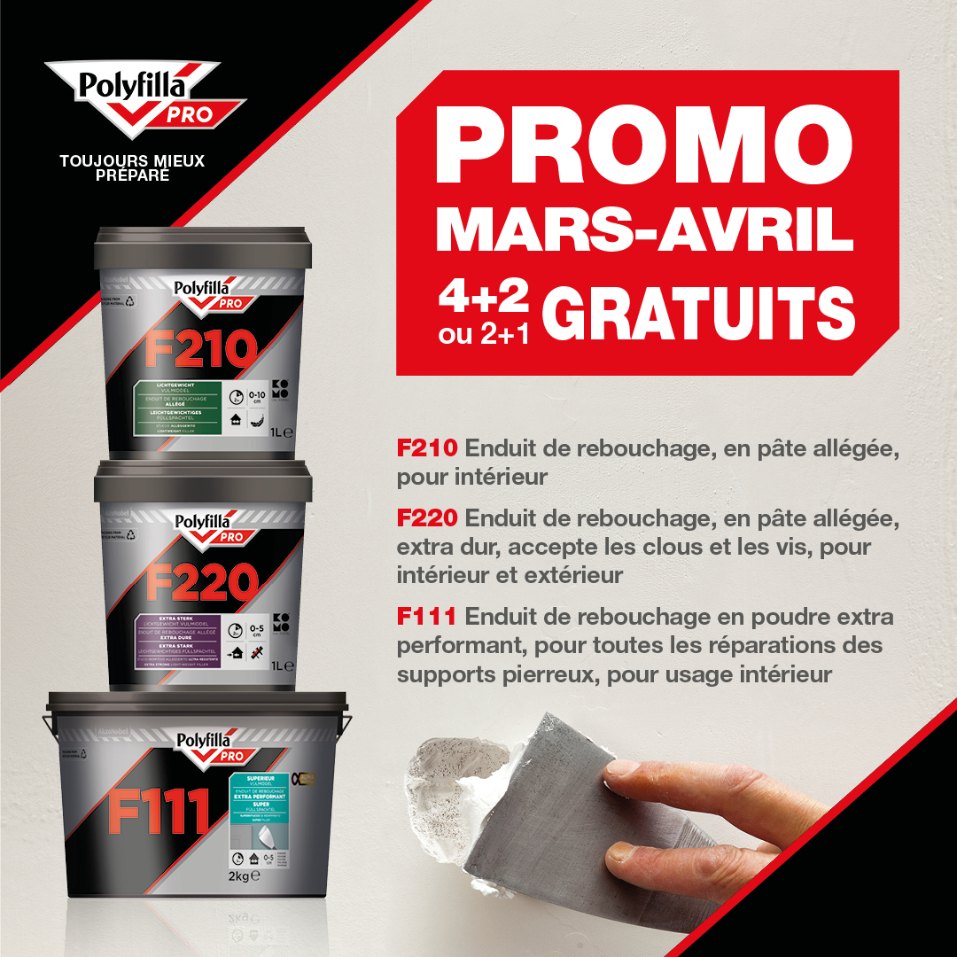 promo polyfilla pro mars 2025