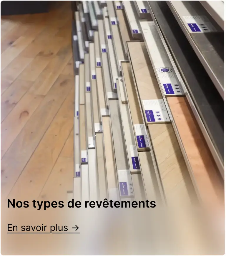 Nos types de revêtements